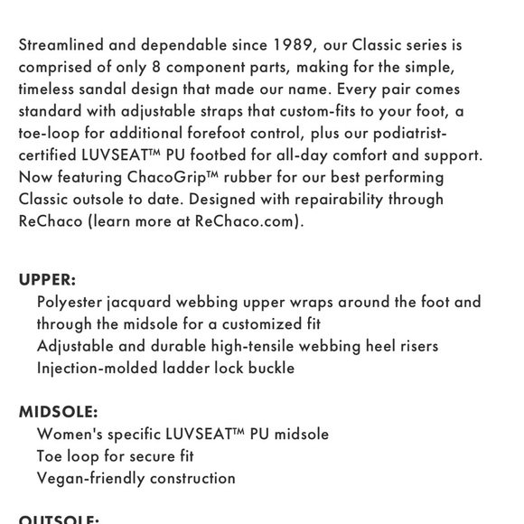 NWT Z2 Chaco Sandals - Picture 10 of 11